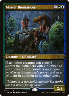 Master Biomancer (Foil Etched) (521) [Double Masters 2022] foil - Deck Out Gaming