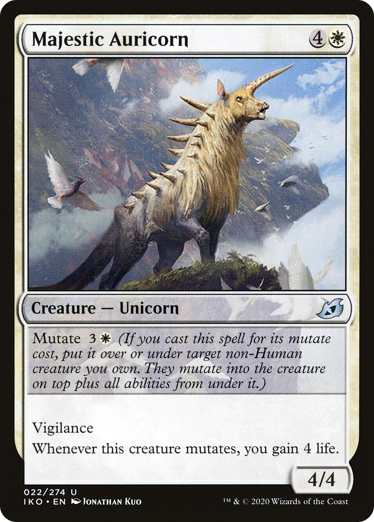 Majestic Auricorn (22) [Ikoria: Lair of Behemoths] - Deck Out Gaming