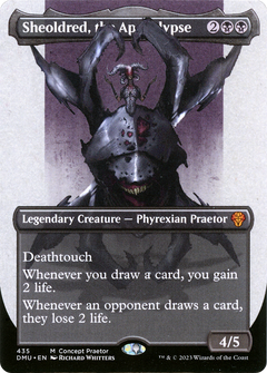 Sheoldred, the Apocalypse (Concept Praetor) (435) [Phyrexia: All Will Be One] foil - Deck Out Gaming