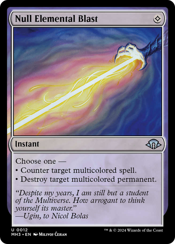 Null Elemental Blast (12) [Modern Horizons 3] foil - Deck Out Gaming