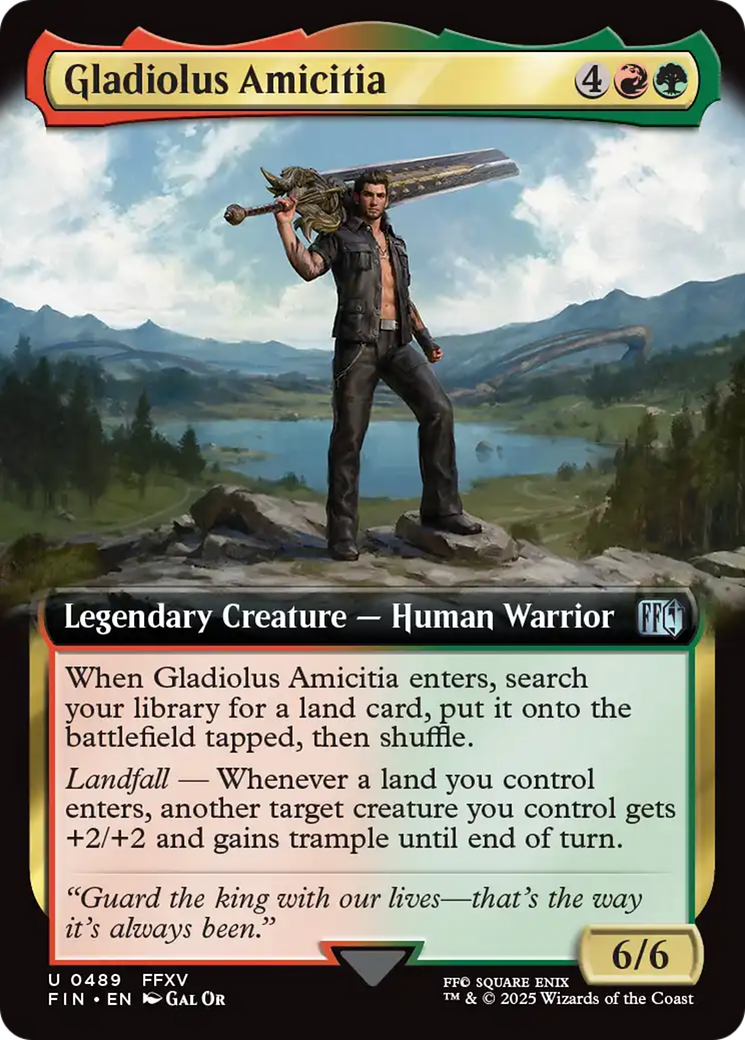 Gladiolus Amicitia (489) [FINAL FANTASY] foil - Deck Out Gaming