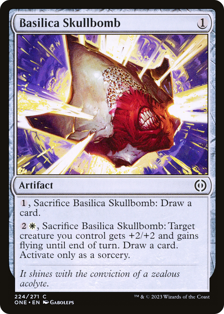 Basilica Skullbomb (224) [Phyrexia: All Will Be One] foil - Deck Out Gaming