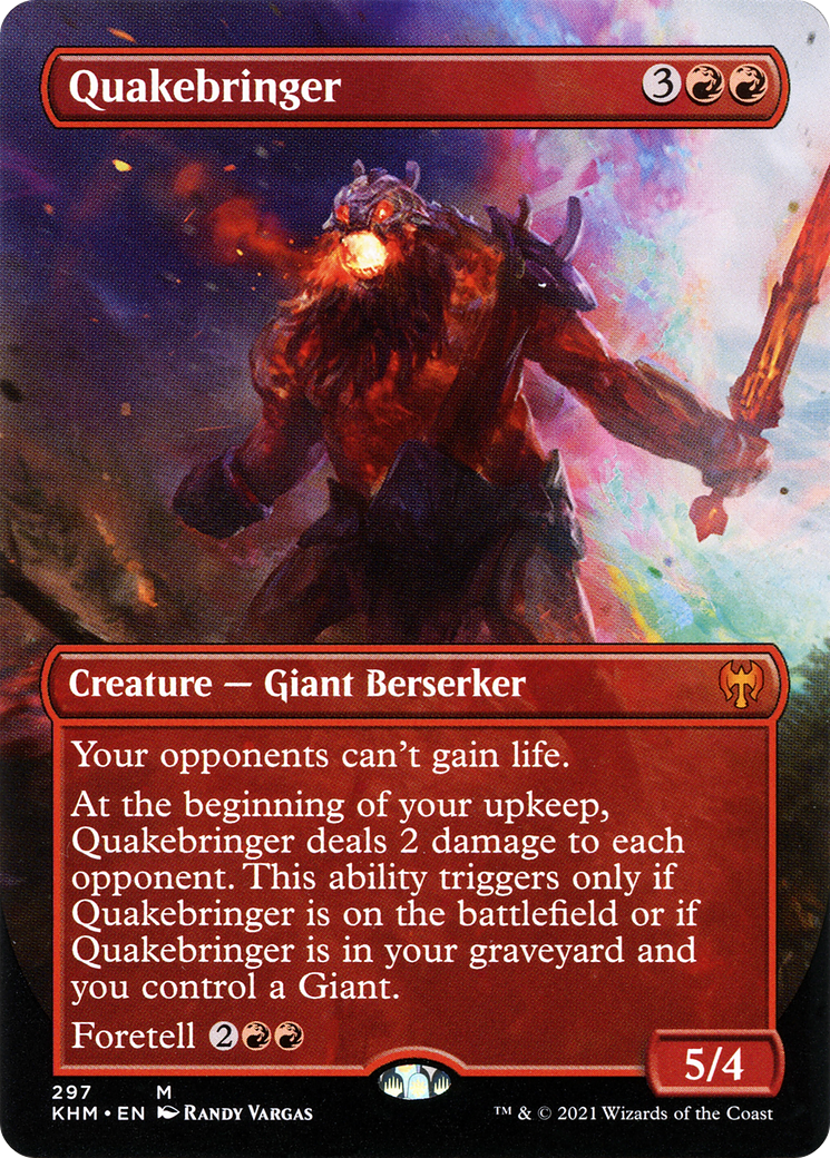 Quakebringer (Borderless) (297) [Kaldheim] - Deck Out Gaming