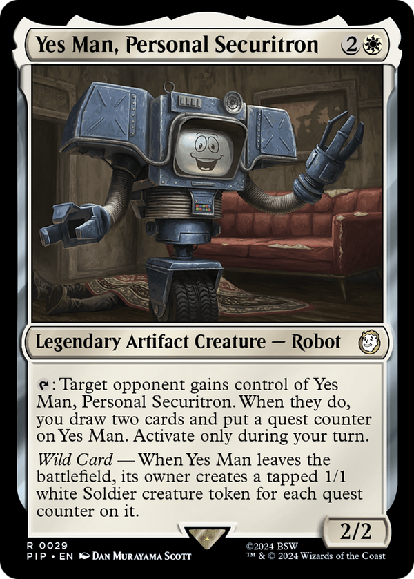 Yes Man, Personal Securitron (29) [Fallout] foil - Deck Out Gaming
