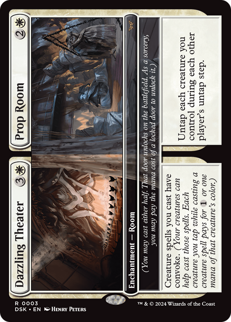 Dazzling Theater // Prop Room (3) [Duskmourn: House of Horror] foil - Deck Out Gaming