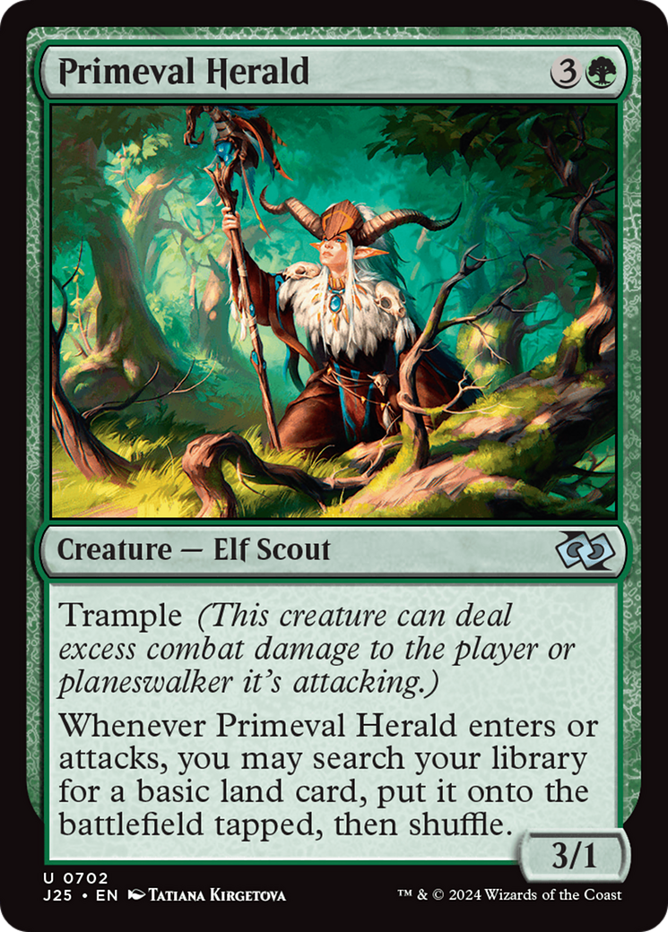 Primeval Herald (702) [Foundations Jumpstart] - Deck Out Gaming