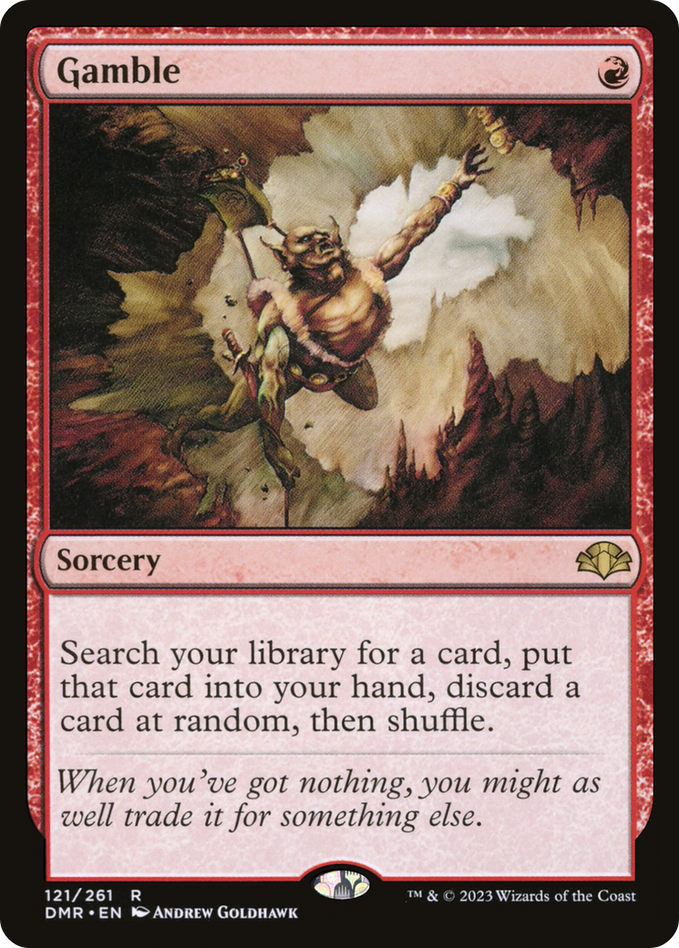 Gamble (121) [Dominaria Remastered] - Deck Out Gaming