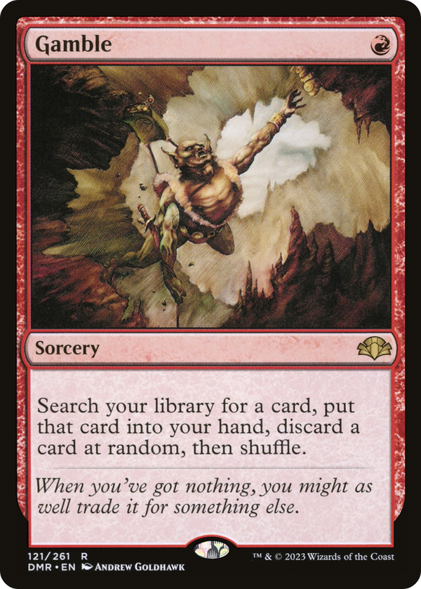 Gamble (121) [Dominaria Remastered] foil - Deck Out Gaming