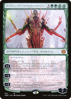 Nissa, Ascended Animist (Phyrexian) (327) [Phyrexia: All Will Be One] foil - Deck Out Gaming