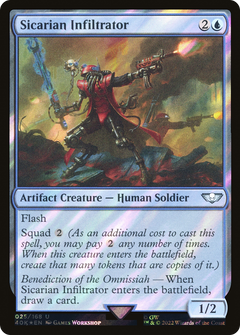Sicarian Infiltrator (Surge Foil) (25) [Warhammer 40,000 Commander] foil - Deck Out Gaming