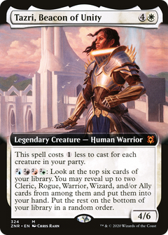 Tazri, Beacon of Unity (Extended Art) (324) [Zendikar Rising] foil - Deck Out Gaming