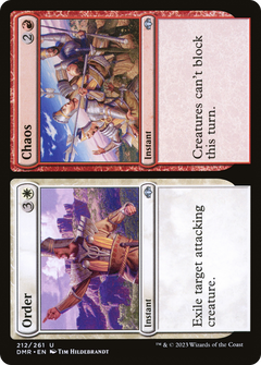 Order // Chaos (212) [Dominaria Remastered] foil - Deck Out Gaming
