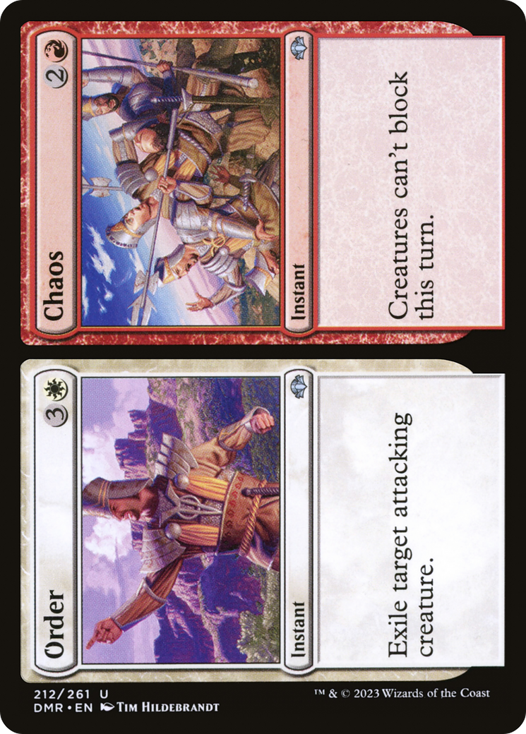 Order // Chaos (212) [Dominaria Remastered] foil - Deck Out Gaming