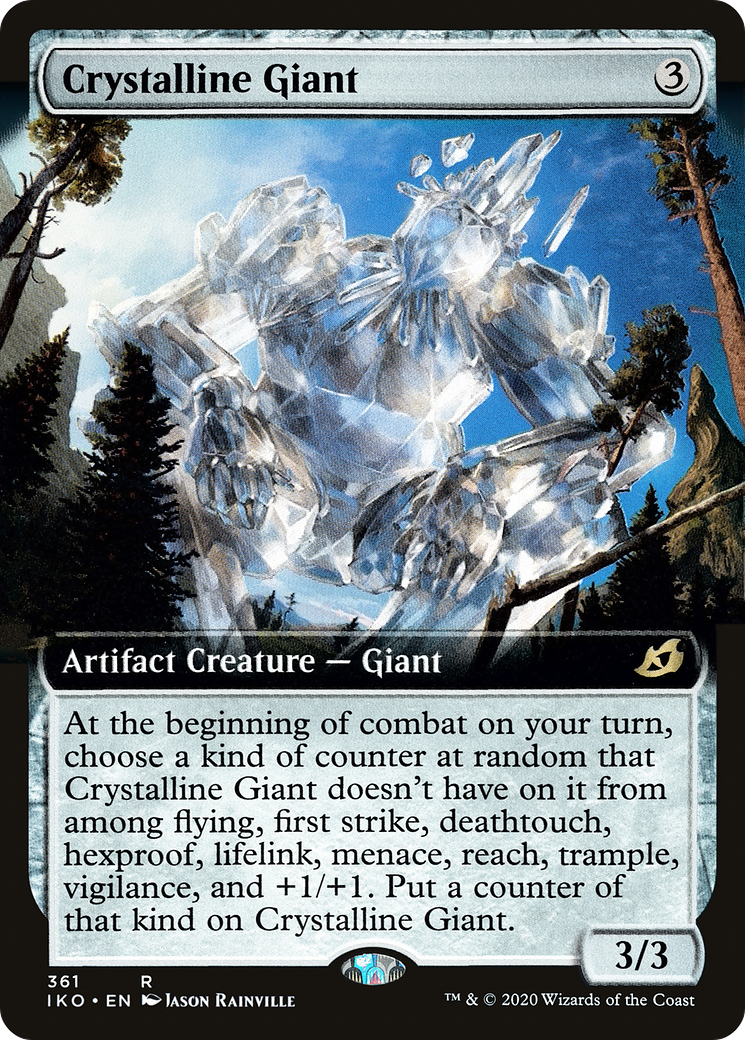 Crystalline Giant (Extended Art) (361) [Ikoria: Lair of Behemoths] foil - Deck Out Gaming