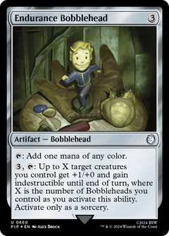 Endurance Bobblehead (Surge Foil) (660) [Fallout] foil - Deck Out Gaming