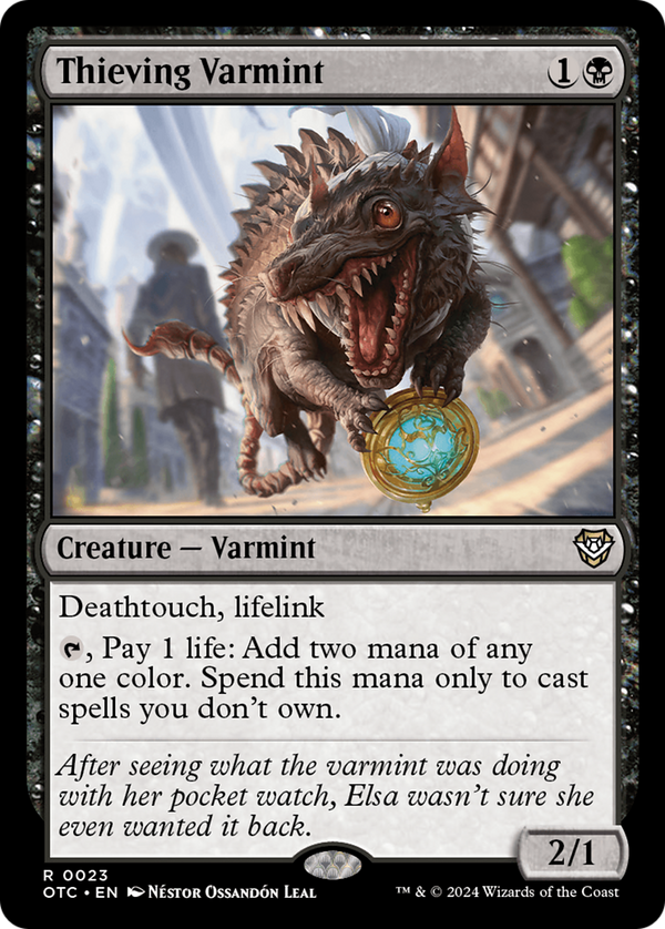 Thieving Varmint (23) [Outlaws of Thunder Junction Commander] - Deck Out Gaming