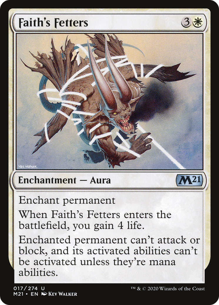 Faith's Fetters (17) [Core Set 2021] - Deck Out Gaming