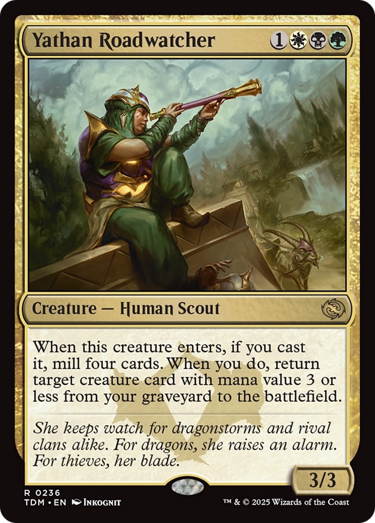 Yathan Roadwatcher (236) [Tarkir: Dragonstorm] foil - Deck Out Gaming