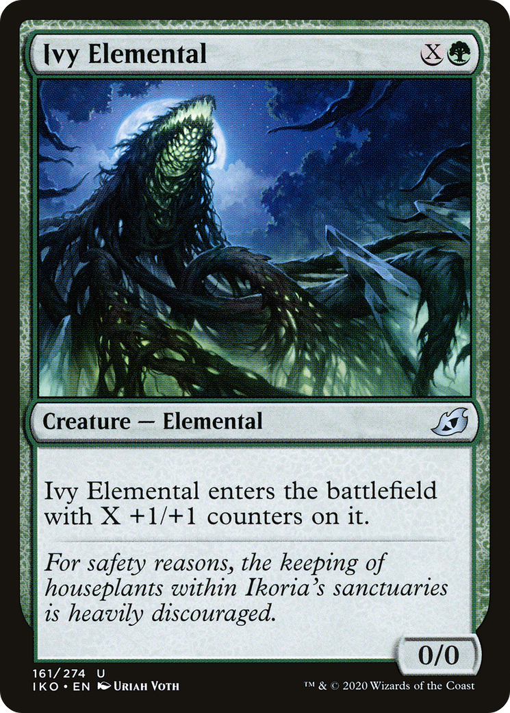 Ivy Elemental (161) [Ikoria: Lair of Behemoths] - Deck Out Gaming