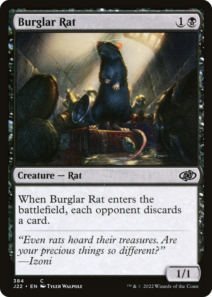 Burglar Rat (384) [Jumpstart 2022] - Deck Out Gaming