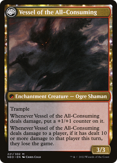 Hidetsugu Consumes All (221) [Kamigawa: Neon Dynasty] foil - Deck Out Gaming