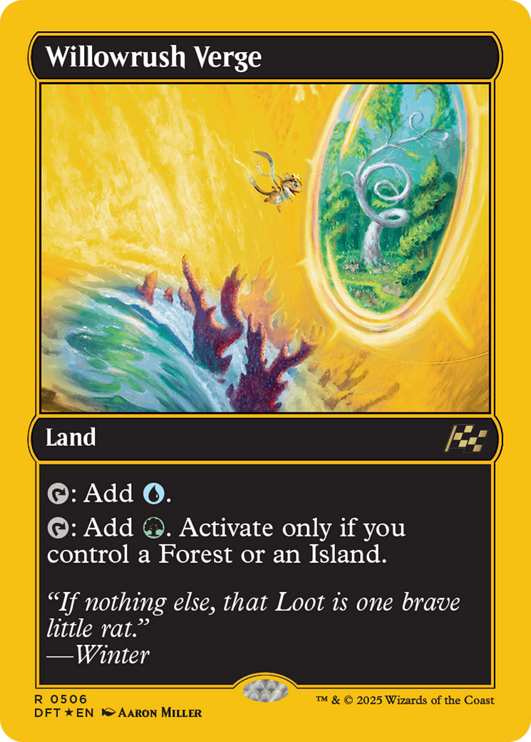 Willowrush Verge (First-Place Foil) (506) [Aetherdrift] foil - Deck Out Gaming