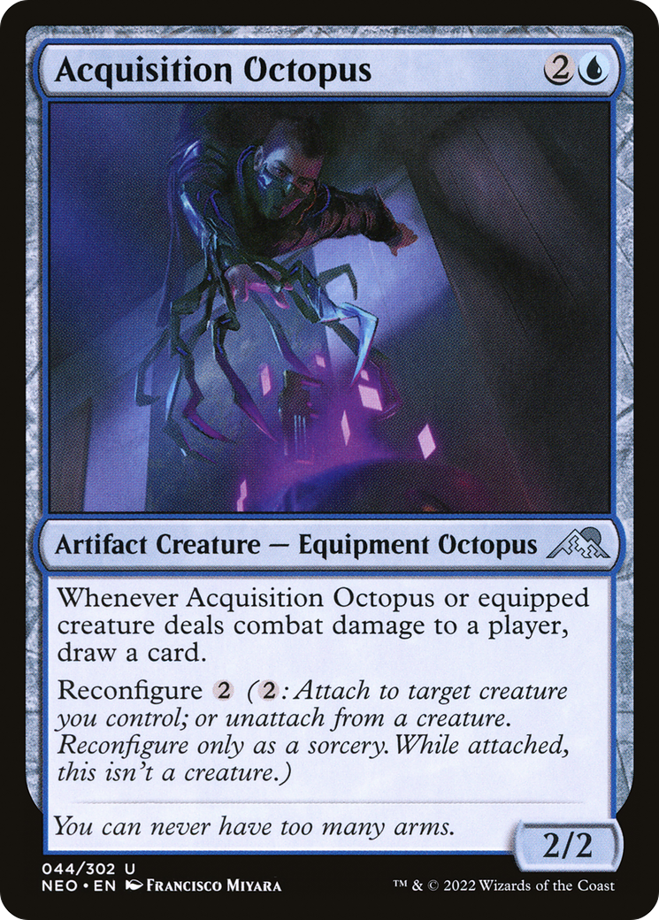 Acquisition Octopus (44) [Kamigawa: Neon Dynasty] - Deck Out Gaming