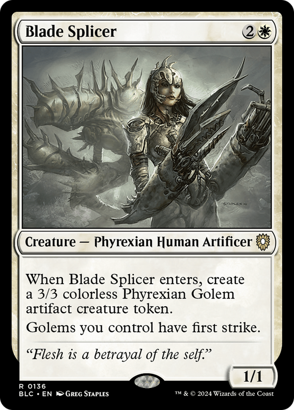 Blade Splicer (136) [Bloomburrow Commander] - Deck Out Gaming