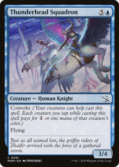 Thunderhead Squadron (81) [March of the Machine] foil - Deck Out Gaming