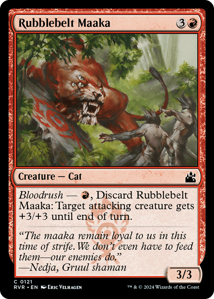 Rubblebelt Maaka (121) [Ravnica Remastered] - Deck Out Gaming