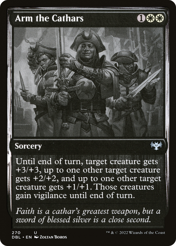 Arm the Cathars (270) [Innistrad: Double Feature] foil - Deck Out Gaming