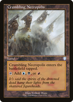 Crumbling Necropolis (Retro Frame) (179) [Commander: The Brothers' War] - Deck Out Gaming