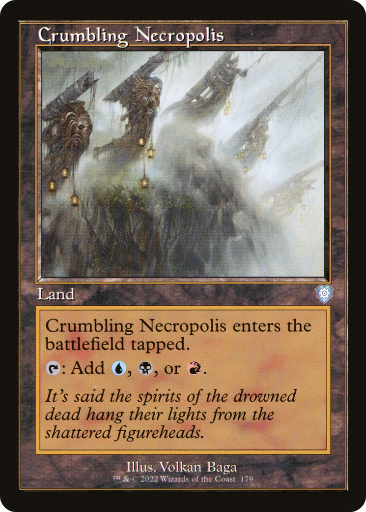 Crumbling Necropolis (Retro Frame) (179) [Commander: The Brothers' War] - Deck Out Gaming