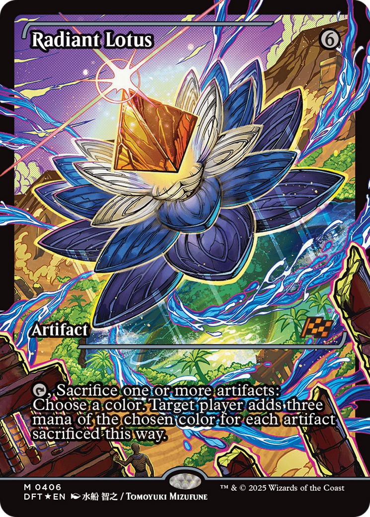 Radiant Lotus (Showcase) (406) [Aetherdrift] foil - Deck Out Gaming