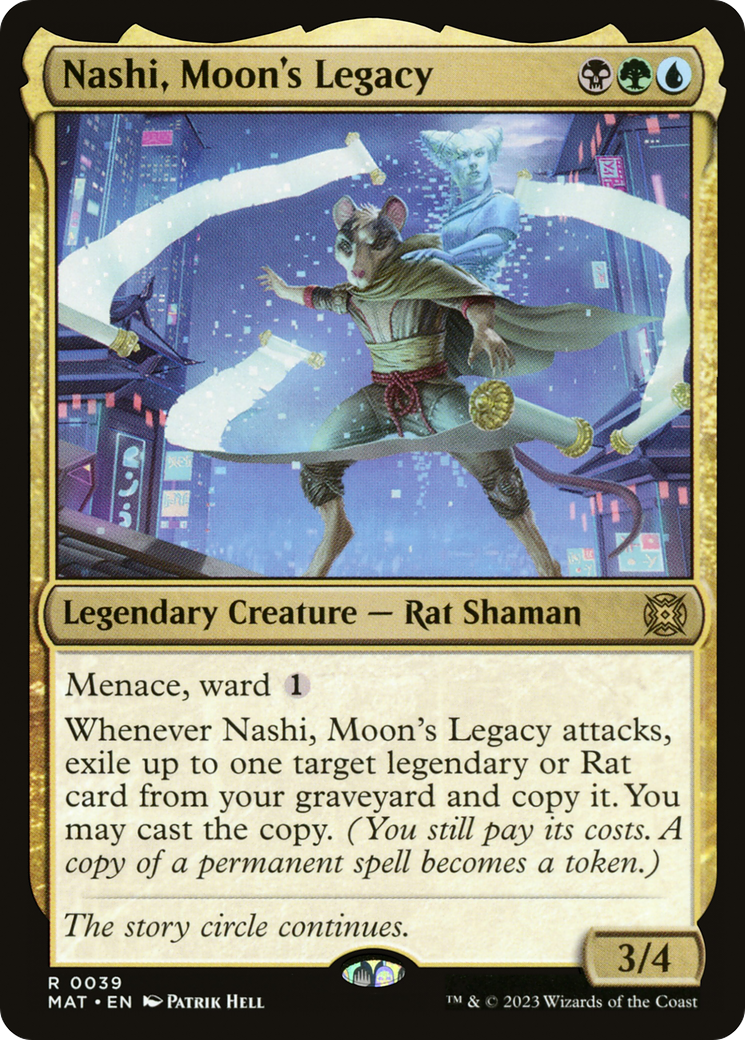 Nashi, Moon's Legacy (39) [March of the Machine: The Aftermath] foil - Deck Out Gaming