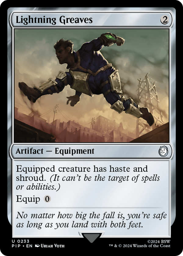 Lightning Greaves (233) [Fallout] foil - Deck Out Gaming