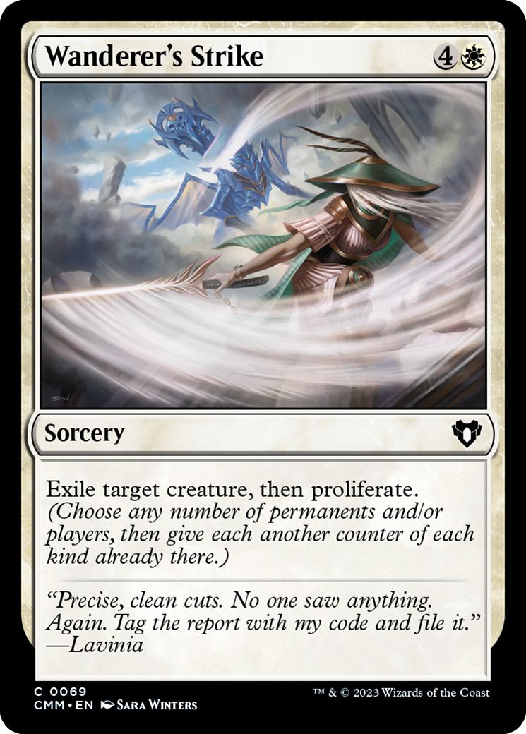 Wanderer's Strike (69) [Commander Masters] foil - Deck Out Gaming