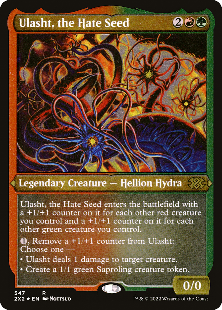 Ulasht, the Hate Seed (Foil Etched) (547) [Double Masters 2022] foil - Deck Out Gaming