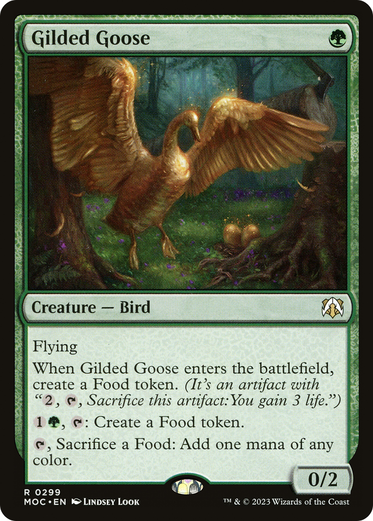 Gilded Goose (299) [March of the Machine Commander] - Deck Out Gaming