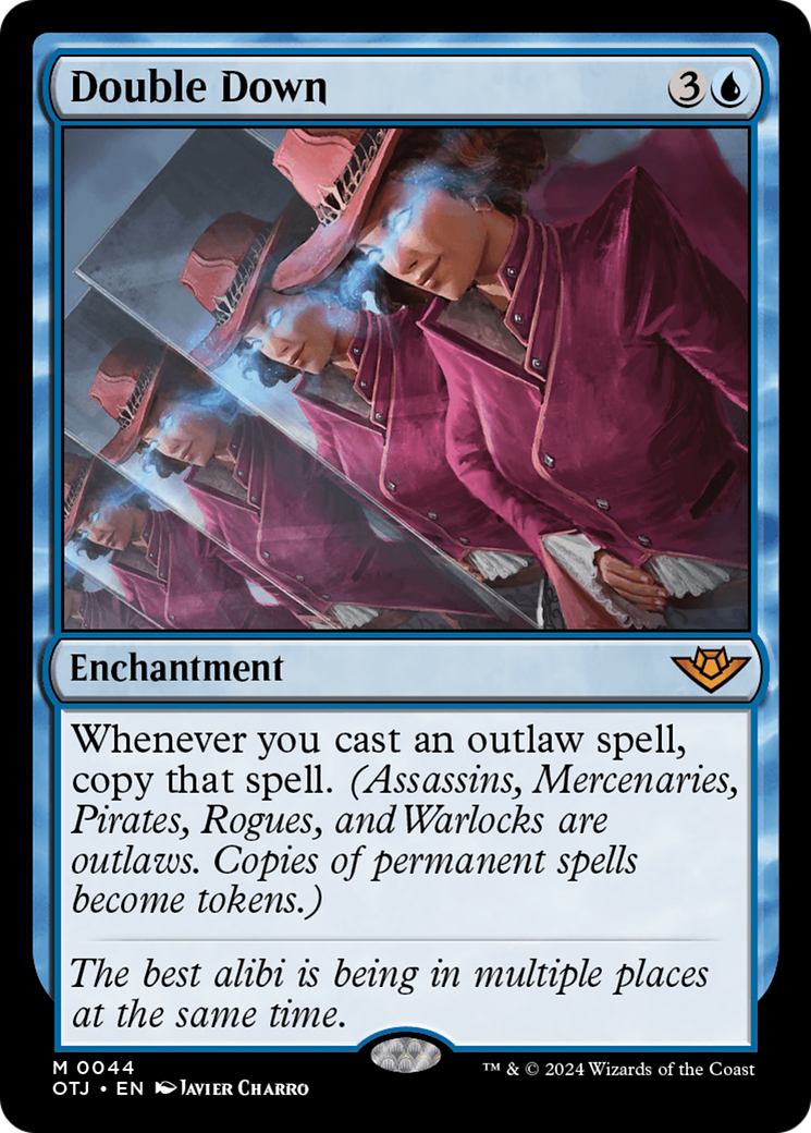 Double Down (44) [Outlaws of Thunder Junction] foil - Deck Out Gaming