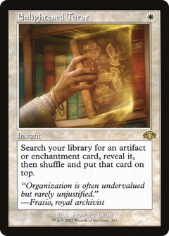 Enlightened Tutor (Retro Frame) (263) [Dominaria Remastered] - Deck Out Gaming