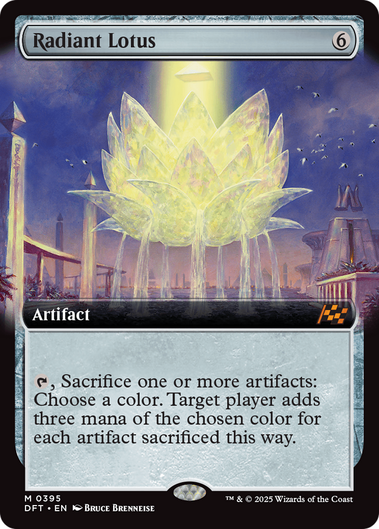 Radiant Lotus (Extended Art) (395) [Aetherdrift] - Deck Out Gaming