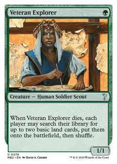 Veteran Explorer (White Border) (76) [Mystery Booster 2] - Deck Out Gaming