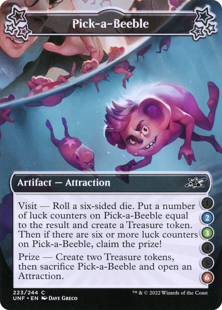Pick-a-Beeble (2-3-6) (223) [Unfinity] foil - Deck Out Gaming