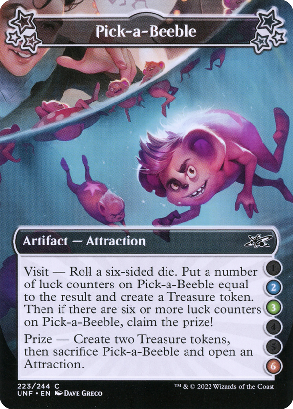 Pick-a-Beeble (2-3-6) (223) [Unfinity] foil - Deck Out Gaming