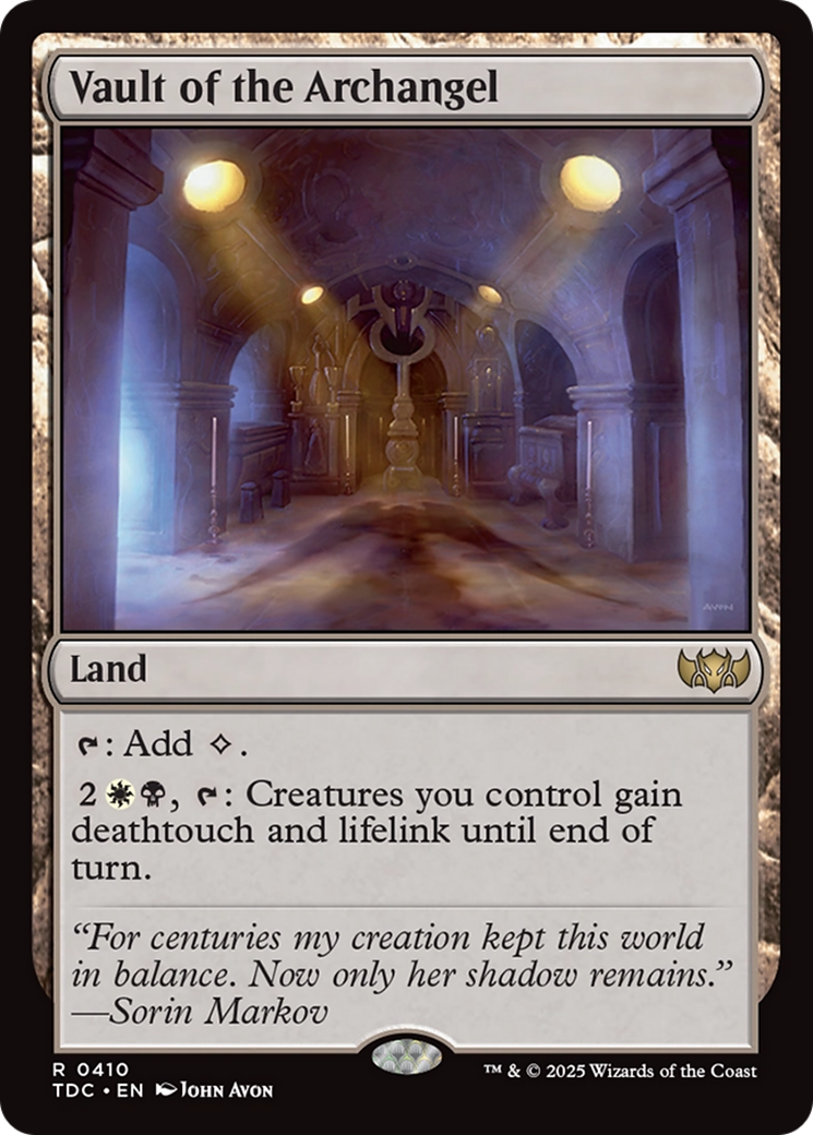 Vault of the Archangel (410) [Commander: Tarkir: Dragonstorm] - Deck Out Gaming