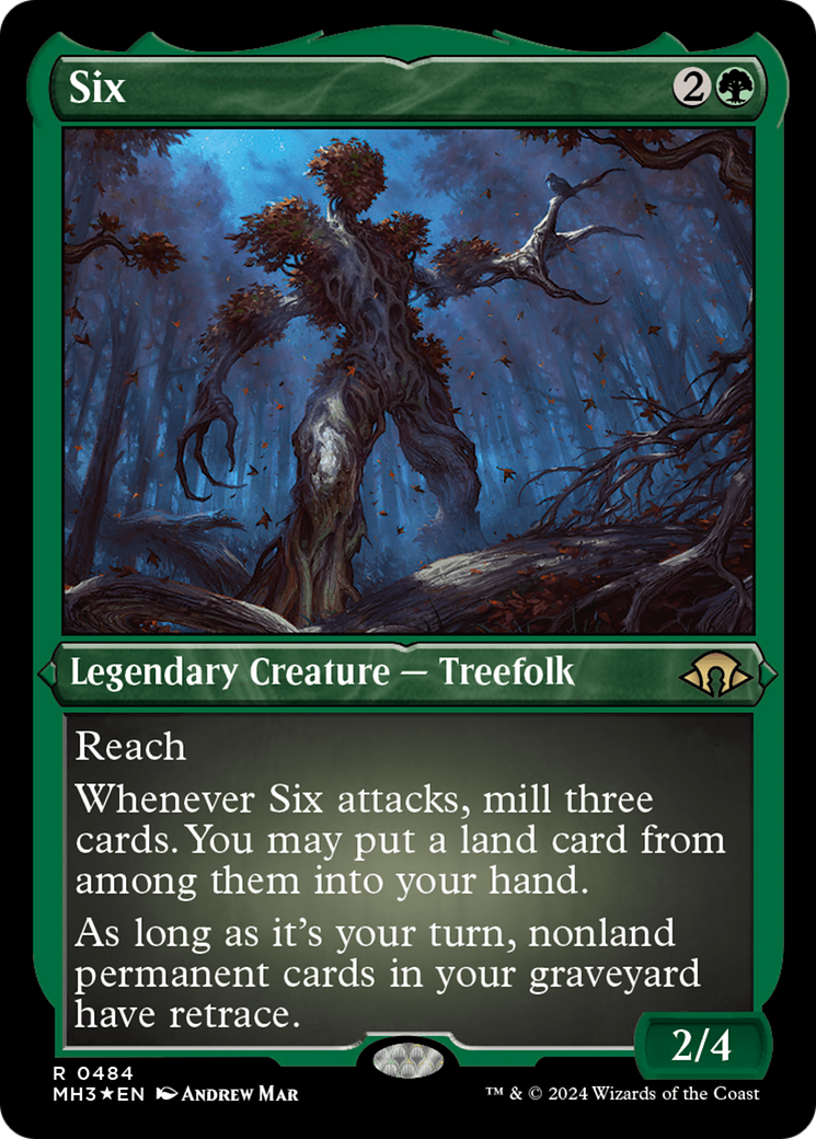 Six (Foil Etched) (484) [Modern Horizons 3] foil - Deck Out Gaming