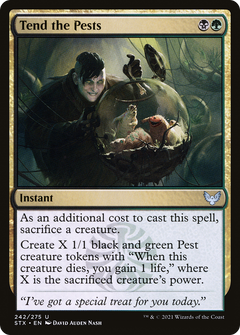 Tend the Pests (242) [Strixhaven: School of Mages] foil - Deck Out Gaming