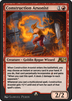Construction Arsonist (15) [Alchemy: Murders at Karlov Manor ] - Deck Out Gaming