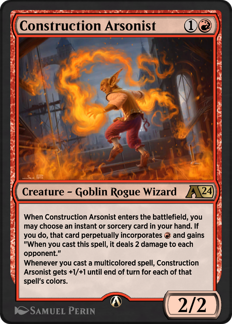 Construction Arsonist (15) [Alchemy: Murders at Karlov Manor ] - Deck Out Gaming